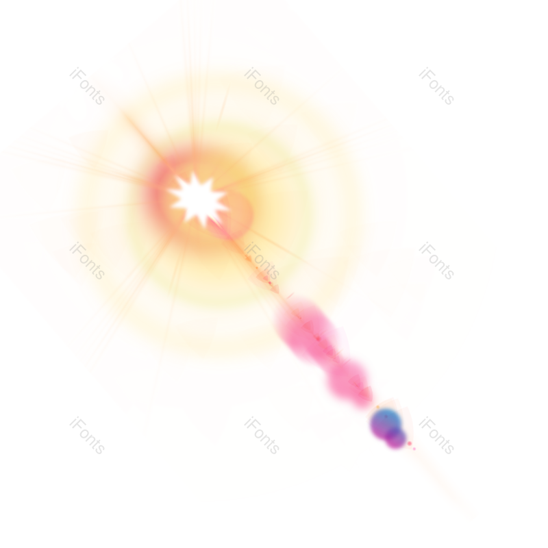 光斑图片,光圈元素,灯光PNG,太阳免抠素材